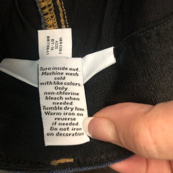 Lane Bryant Jeans Womens Size 26L Blue Dark Wash Stretch Denim Elastic Waist - Picture 6 of 7